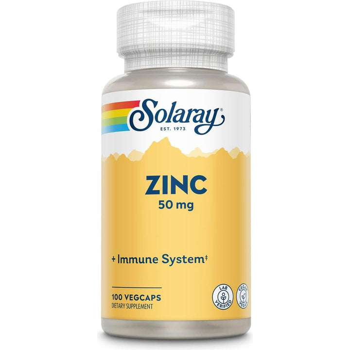 Solaray Zinc 50 mg - 100 capsules
