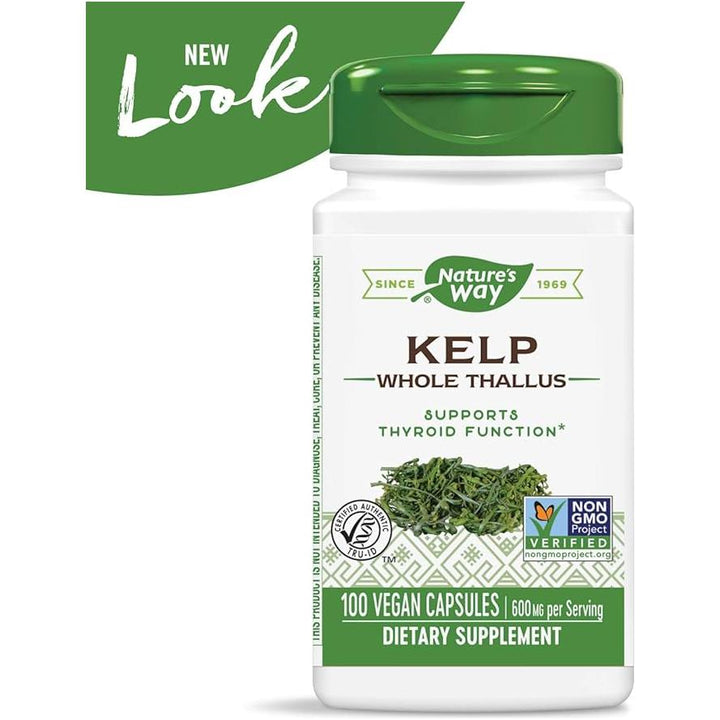 Nature's Way Kelp 100 capsules 600 mg