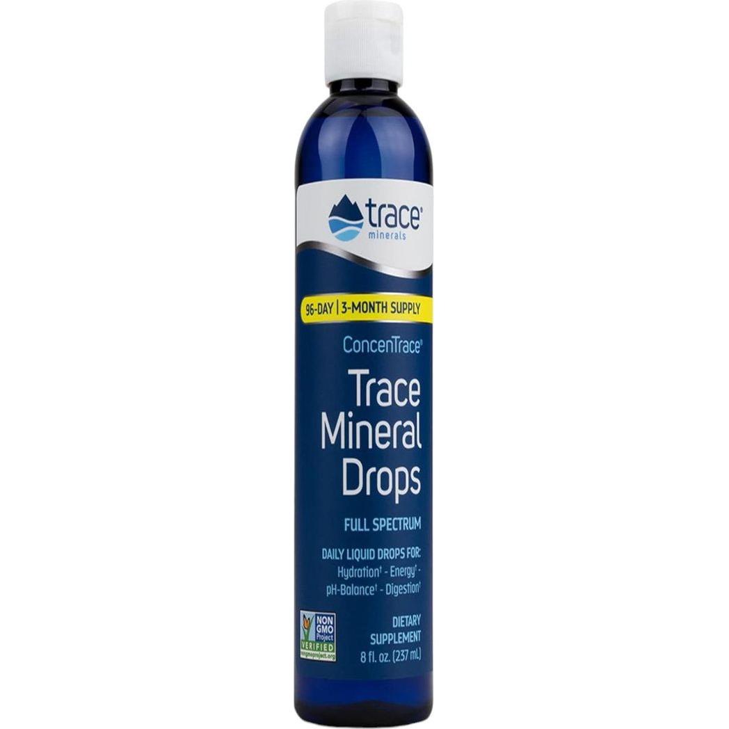 Trace Minerals ConcenTrace Drops Full Spectrum Minerals 96 Day Supply, 8 fl oz