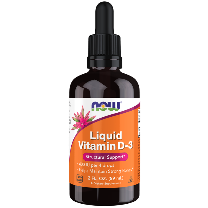 NOW Foods Liquid Vitamin D-3   2 fl .oz.