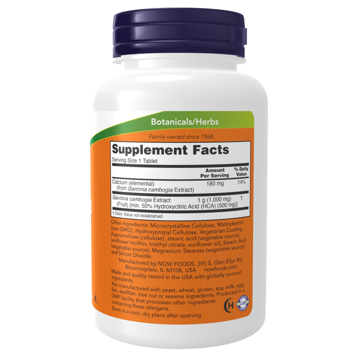 NOW Foods Garcinia 1,000 mg 120 Tablets