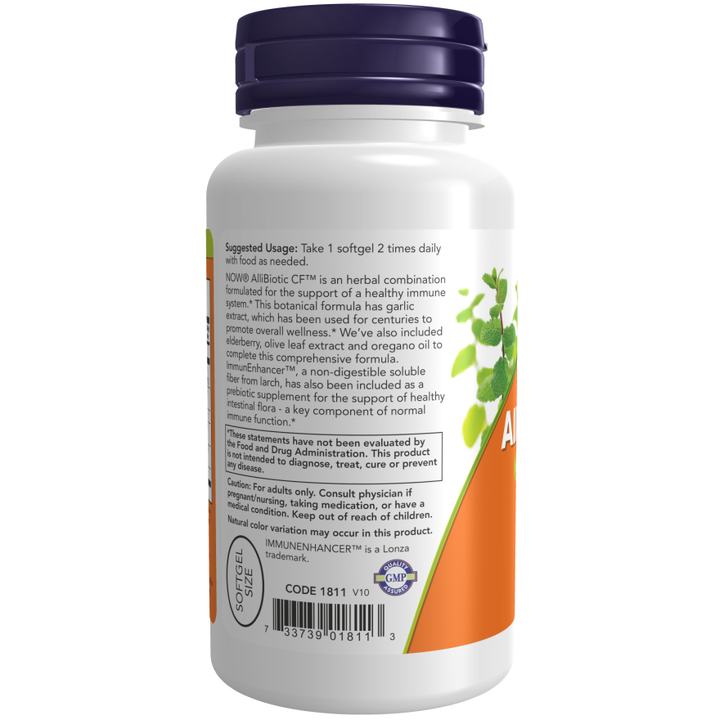 Now Foods Allibiotic(TM) 60 softgels