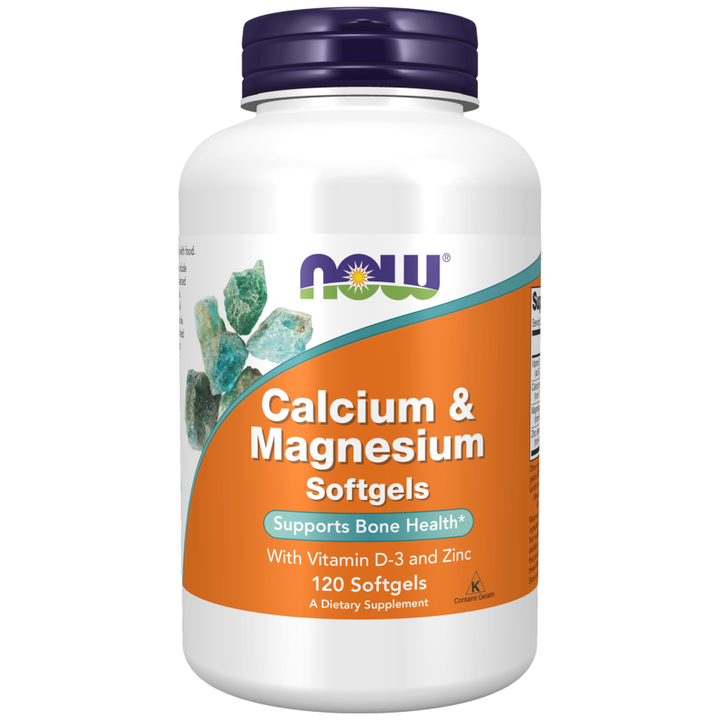 NOW Foods Calcium / Magnesium  + Vitamin D - 120 Softgels