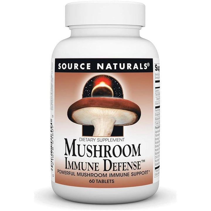 Source Naturals Mushroom Immune Defense 60 Tablets