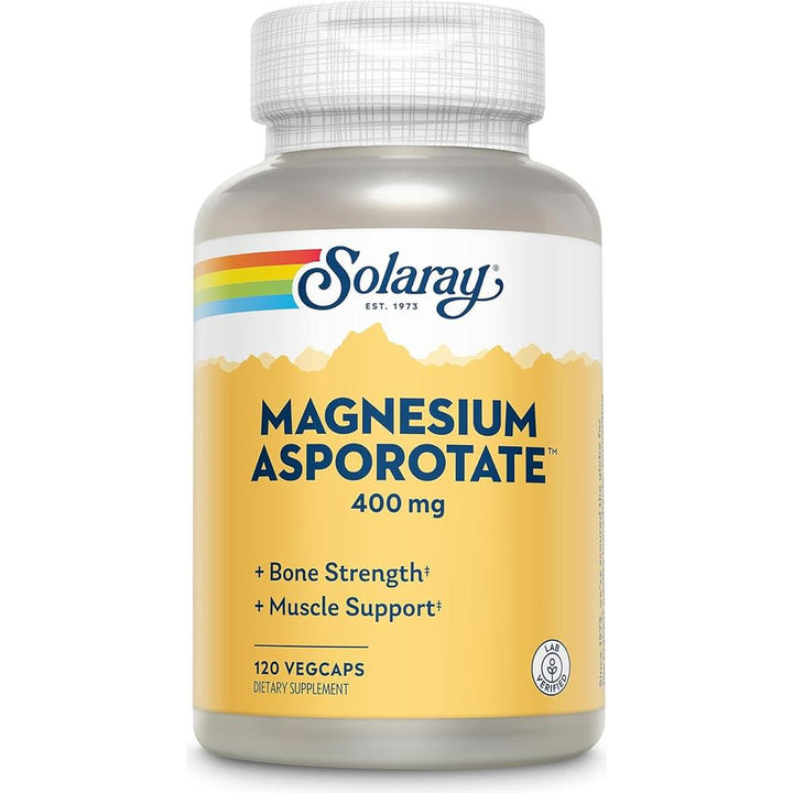 Solaray Magnesium Asporotate - 120 capsules