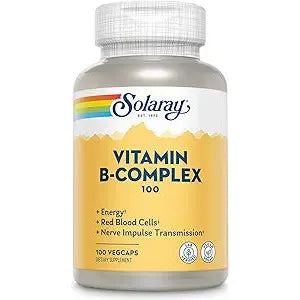 Solaray Vitamin B Complex 100 --- 100 capsules
