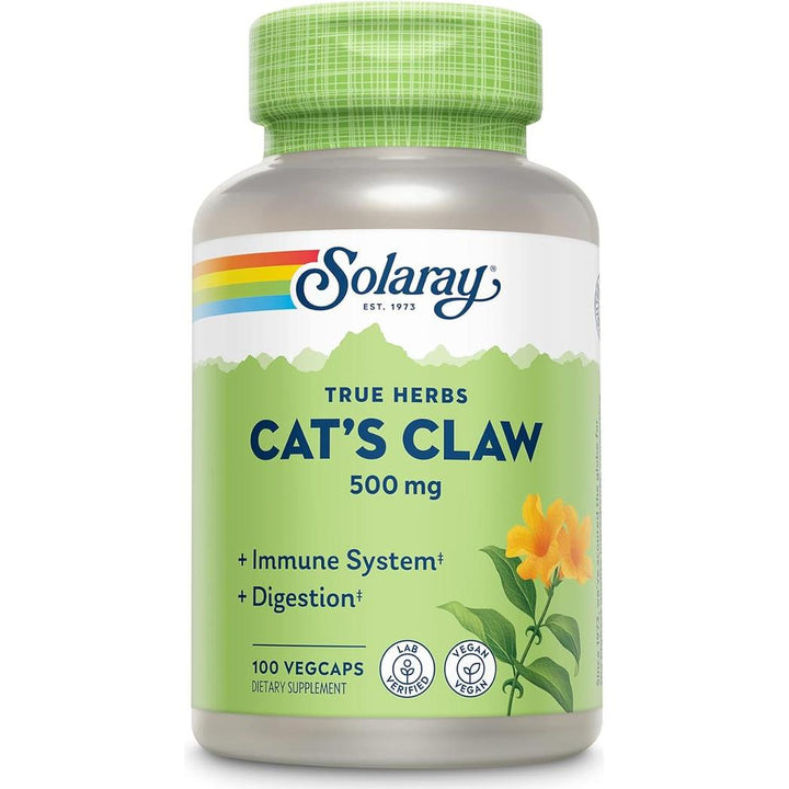 Solaray Cat's Claw Bark  ( Una de Gato ) - 100 vegicaps  500 mg