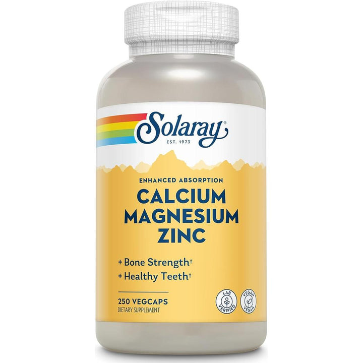Solaray Calcium, Magnesium, Zinc  - 250 capsules