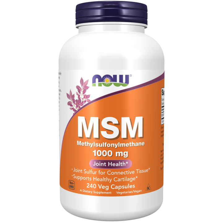 NOW Foods MSM 240 Capsules 1000mg
