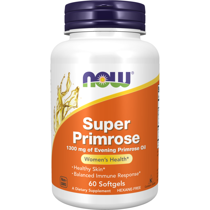 NOW Foods Super Primrose 1300 mg 60 cápsulas blandas