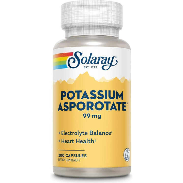 Solaray Potassium Asporotate - 99 mg - 200 capsules