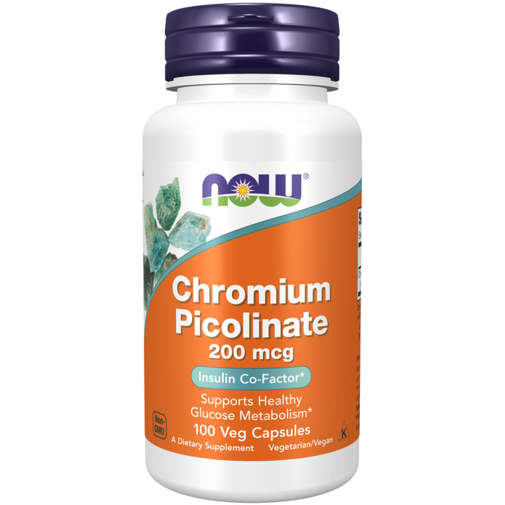 NOW Foods Chromium Picolinate 200 mcg - 100 Caps