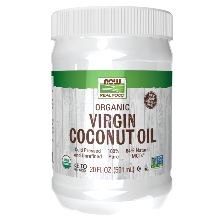 Now Foods Virgin Coconut cooking oil 20 Fl. oz. ORGANIC