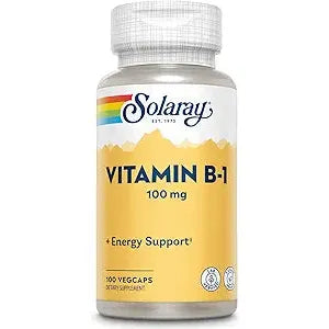 Solaray Vitamin B-1  - 100 mg - 100 capsules