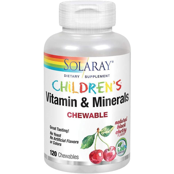 Solaray Kid's Chewable Vitamins & Minerals - 120 wafers