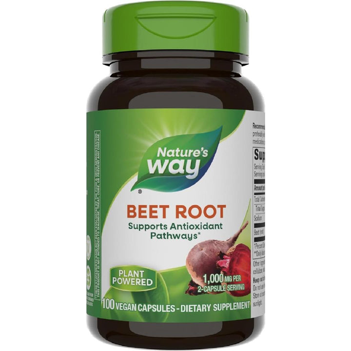 Remolacha Nature's Way, 500 mg, 100 cápsulas