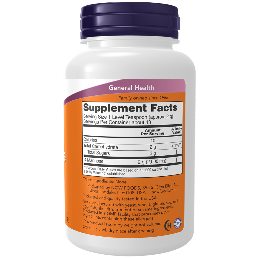 NOW Foods D-Mannose Powder - 3 oz.