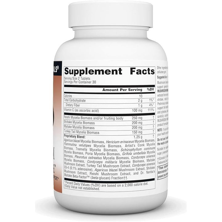 Source Naturals Mushroom Immune Defense 60 Tablets