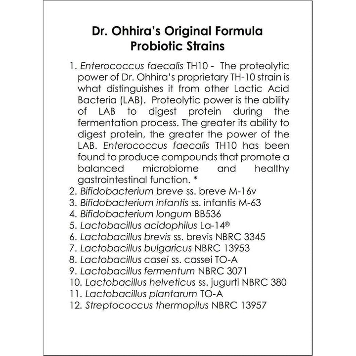 Dr Ohhira's Essential Formulas Original Probiotics 100 capsules