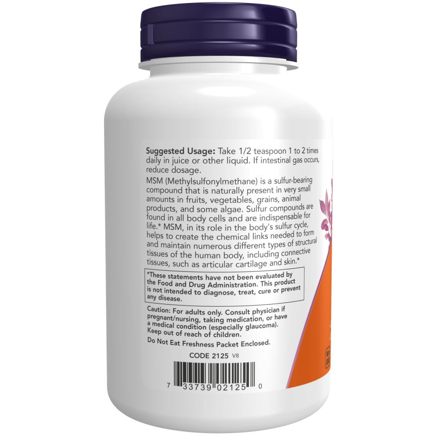 NOW Foods MSM Powder 1 lb.