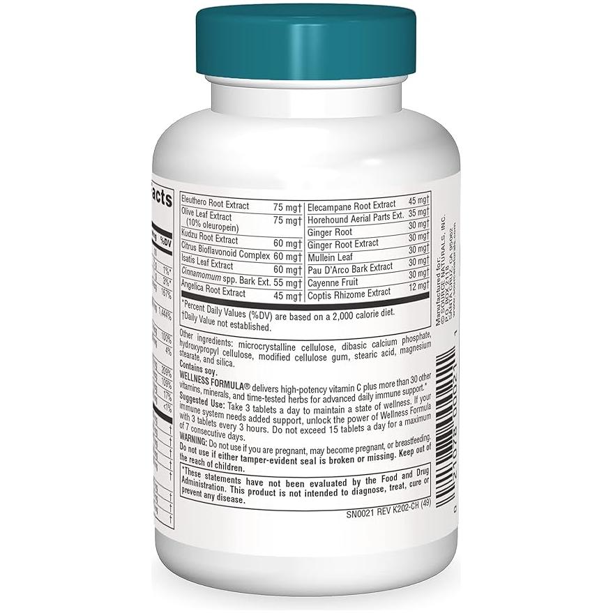 Source Naturals Wellness Formula 45 Tablets