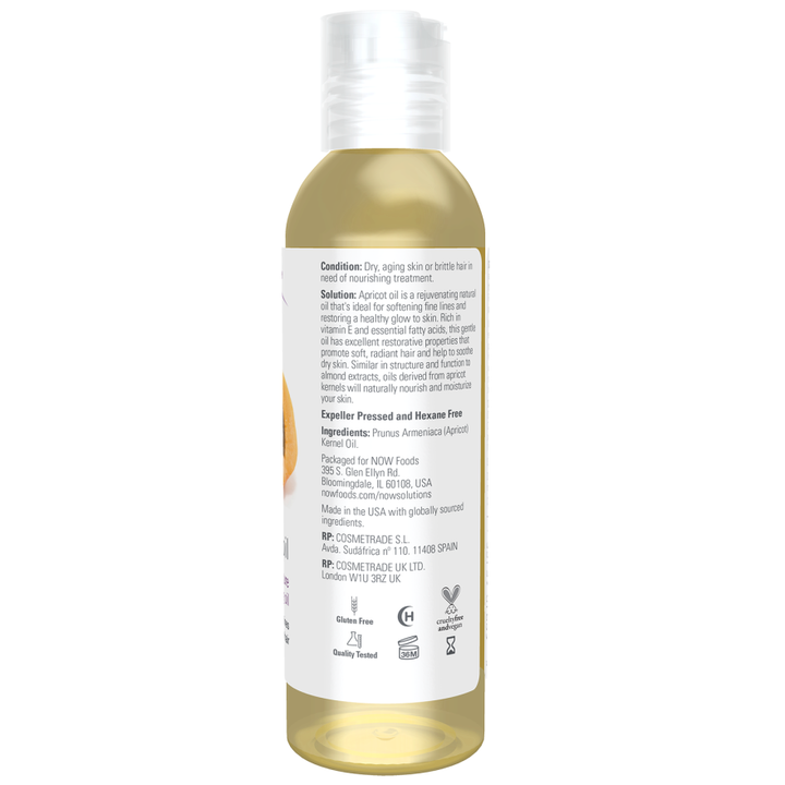 Now Foods Apricot Oil  16 oz. 100% pure moisturizing oil