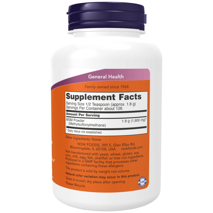 NOW Foods MSM Powder 8 oz