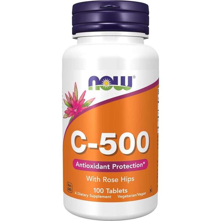 NOW Foods Vitamina C-500 100 comprimidos