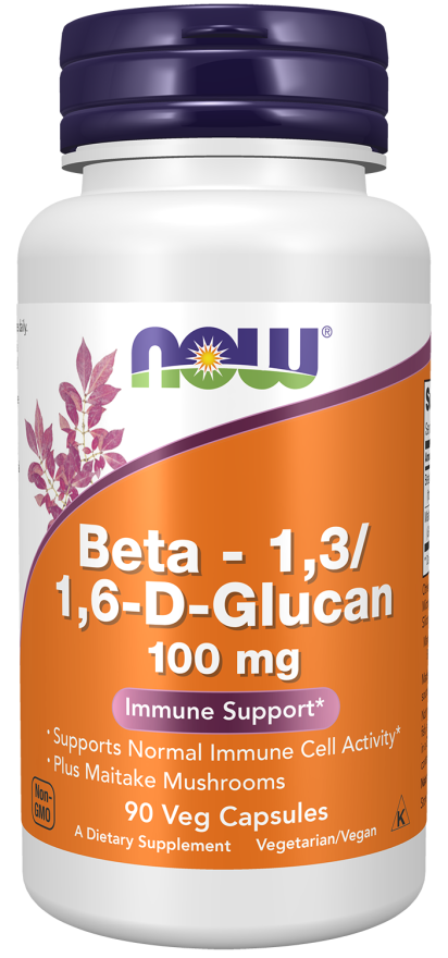 Now Foods  Beta – 1,3/1,6-D-Glucan 100 mg Veg Capsules
