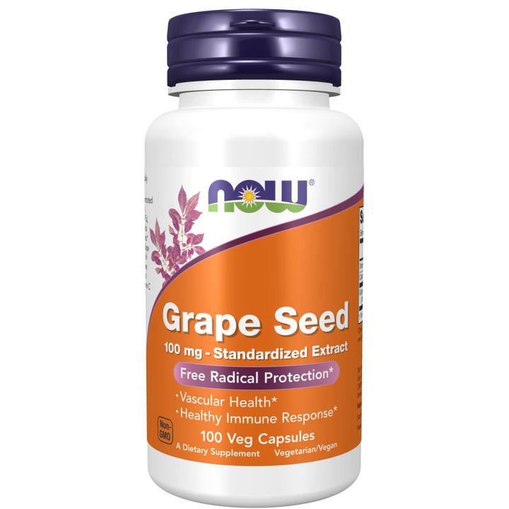 NOW Foods Grape Seed - 100 Vcaps