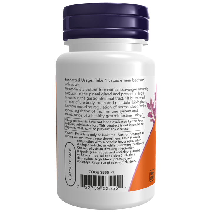 Now Foods Melatonin 5 mg - 60 Vcaps®