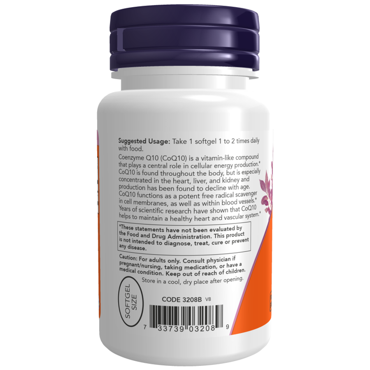 NOW Foods CoQ10 100 mg 150 Softgels