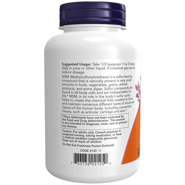NOW Foods MSM Powder 8 oz