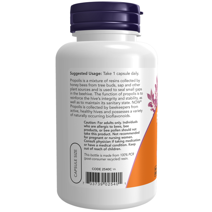 NOW Foods Propolis 1500 100 Capsules