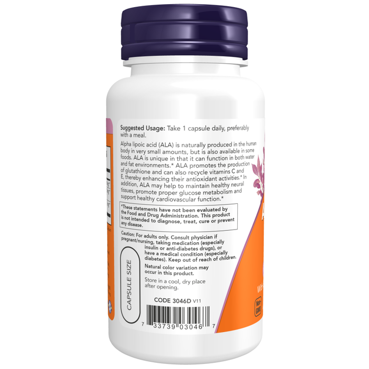 Now Foods Alpha Lipoic Acid 600 mg - 120 Vcaps®