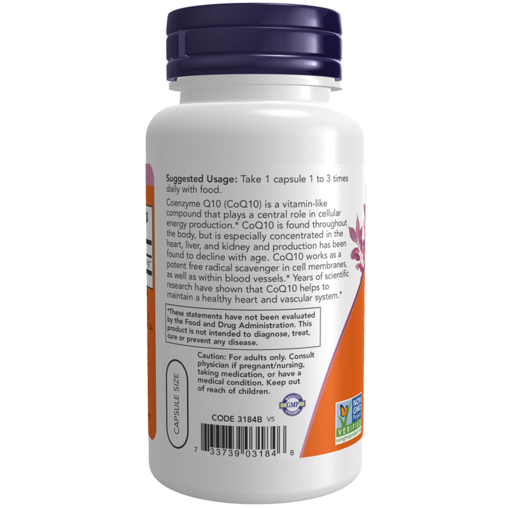 NOW Foods CoQ10 30 mg Vegetarian - 60 Vcaps