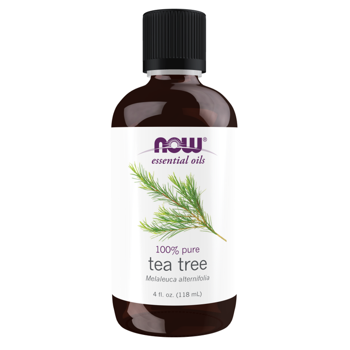 Aceite esencial puro de árbol de té de Now Foods, 100 % de 4 oz
