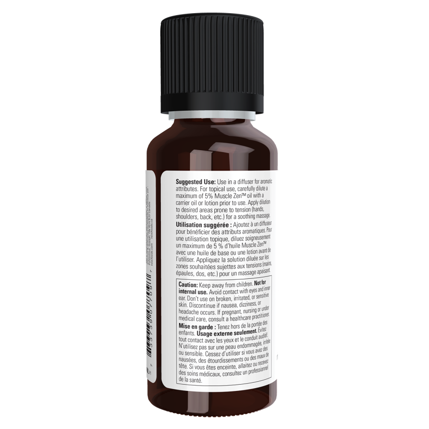 Now Foods Muscle Zen Oil Blend 1oz