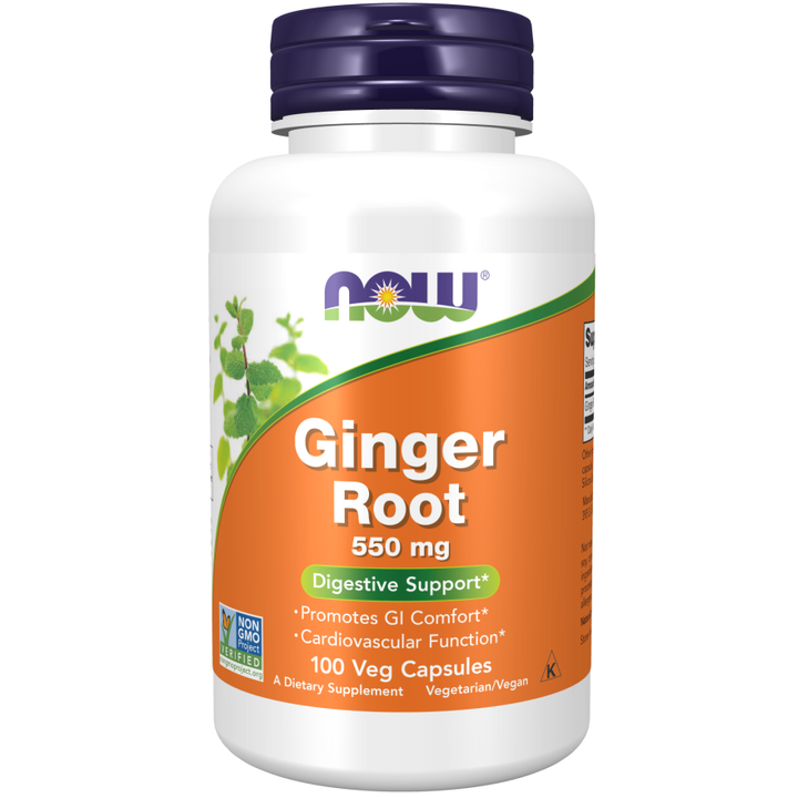 NOW Foods Ginger Root 550 mg - 100 Caps