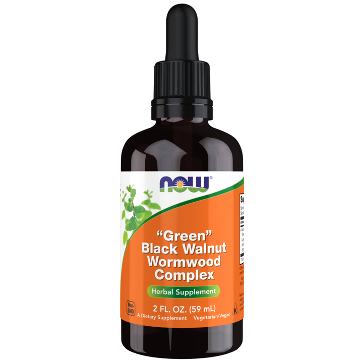 Now Foods "Green" Black Walnut Wormwood Complex 2 oz Liquid