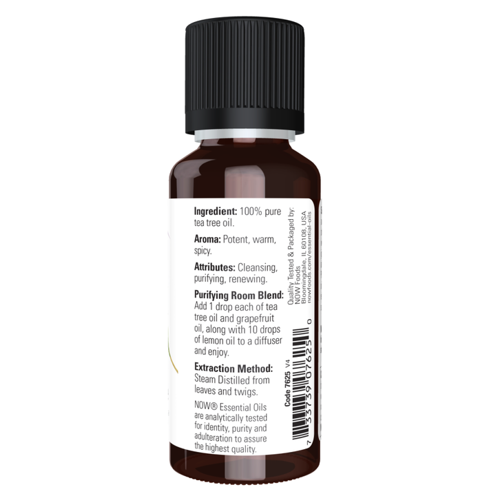 Now Foods Tea Tree 1oz Pure Essential Oil 100%
