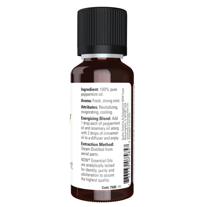 Now Foods Peppermint Essential Oil  1oz  100% Pure