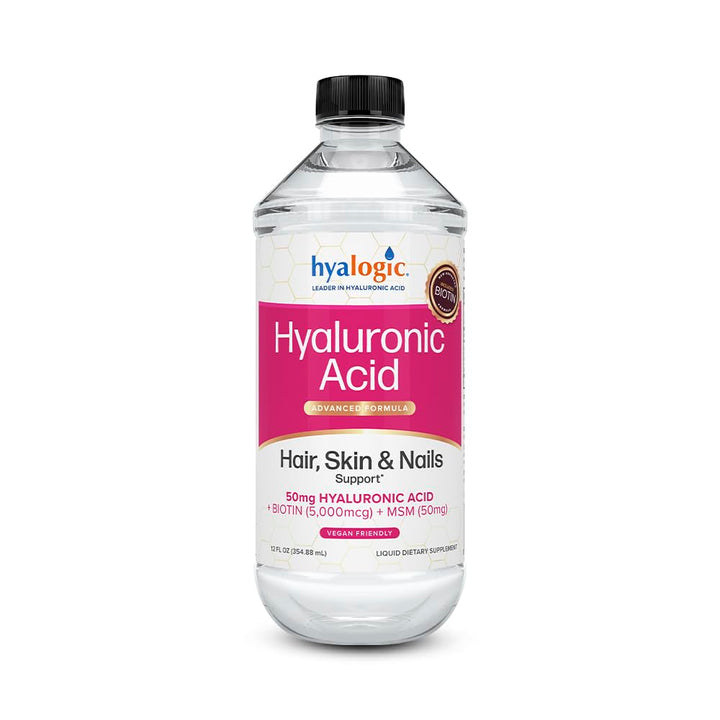 Hyalogic Liquid Hyaluronic Acid Supplement 12 oz