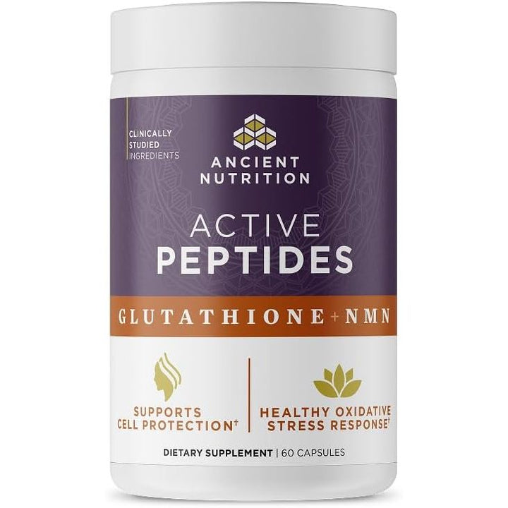 Ancient Nutrition Active Peptides Glutathione + NMN 60 Caps