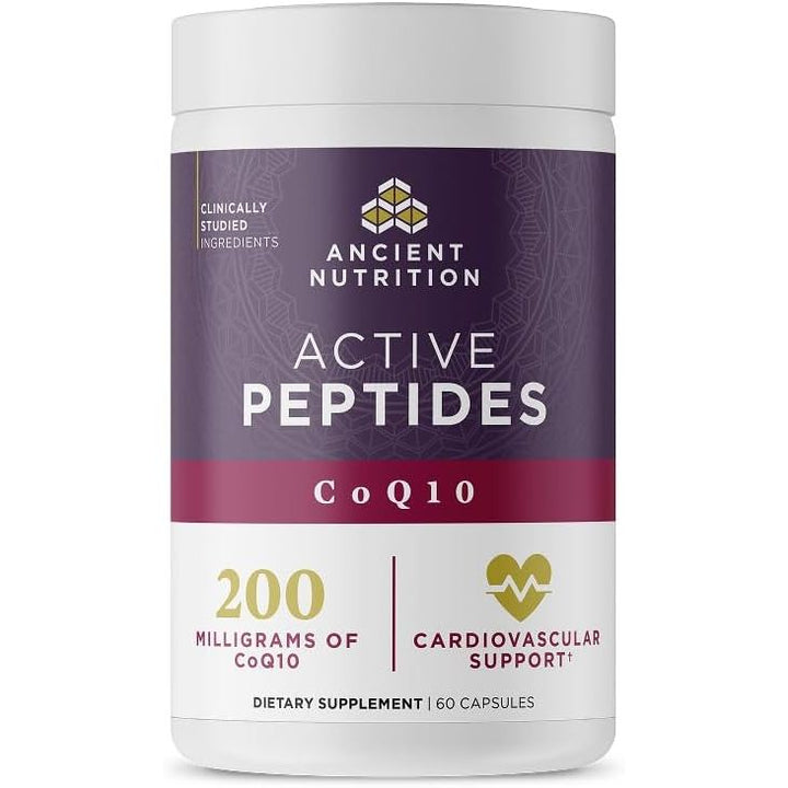 Ancient Nutrition Active Peptides CoQ10 60 Capsules