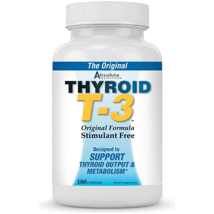 Absolute Nutrition Thyroid T-3 180 caps