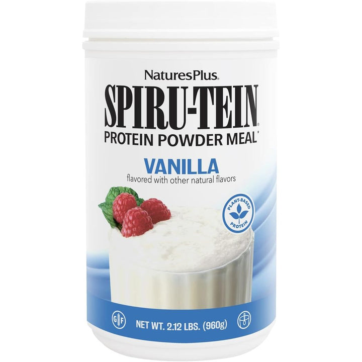 Natures Plus SPIRU-TEIN Plant-Based Protein Shake Non-GMO Vegetarian Gluten Free Nature's Plus