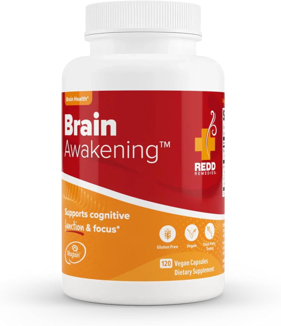 Redd Remedies, Brain Awakening, Cognitive Function and Focus, 120 Vegan Capsules