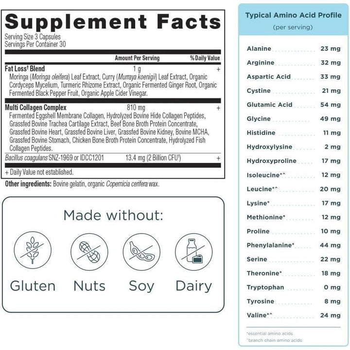 Ancient Nutrition Multi Collagen Advanced Lean 90 capsules – Harvest ...