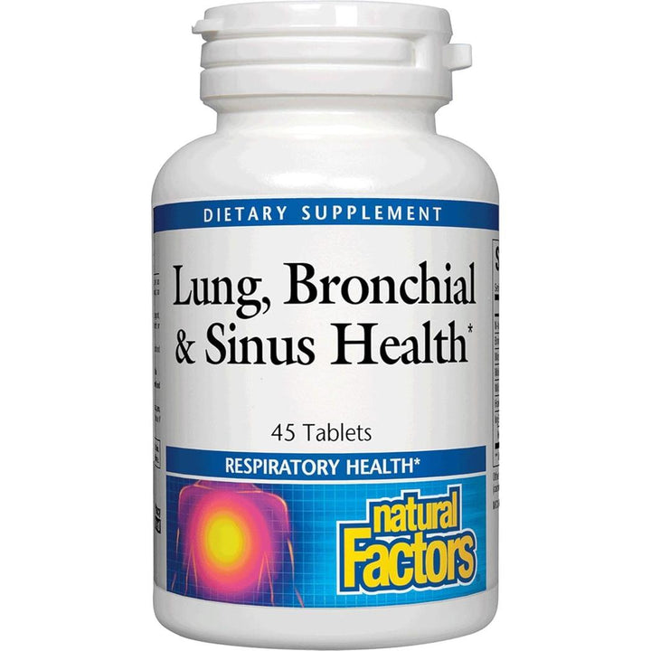Natural Factors Lung, Bronchial & Sinus Health 45 tablets